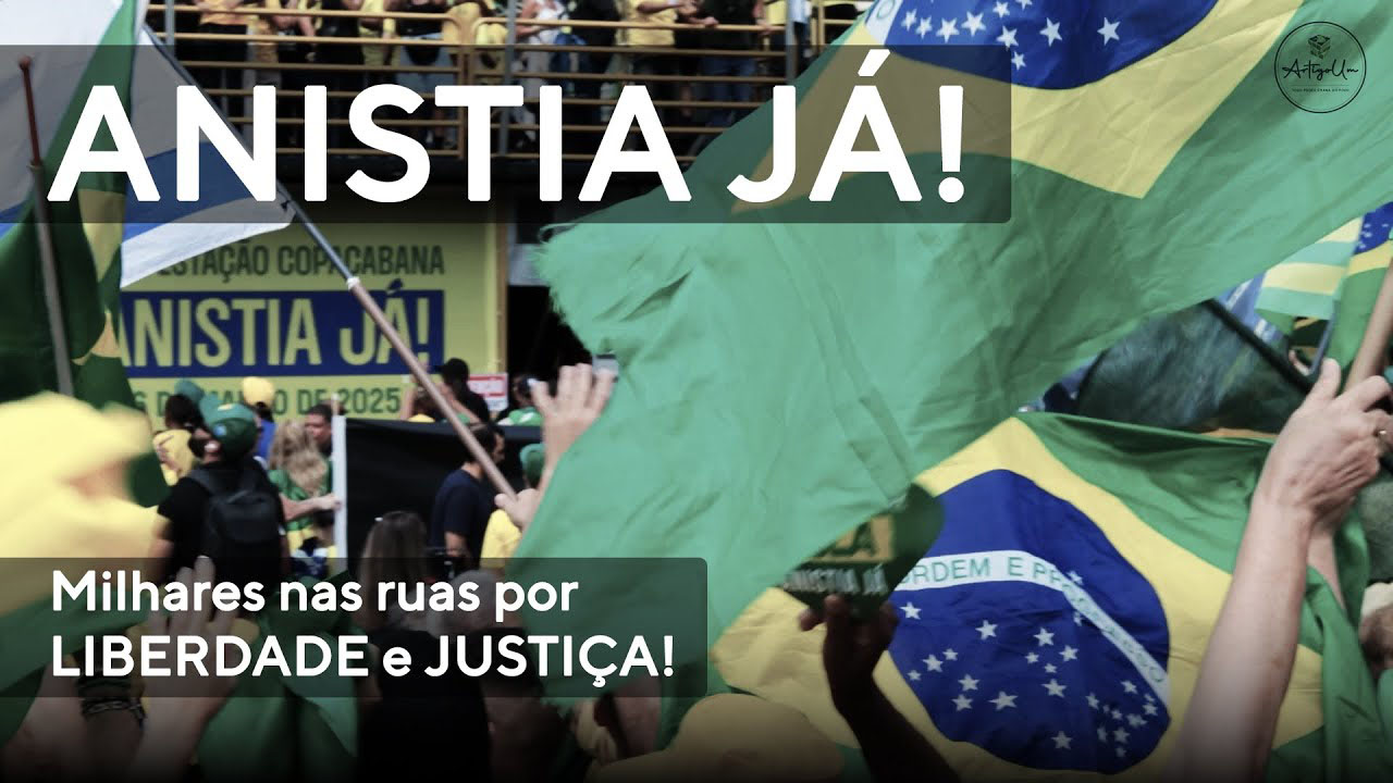 Anistia Já! Evento de Copacabana 2025